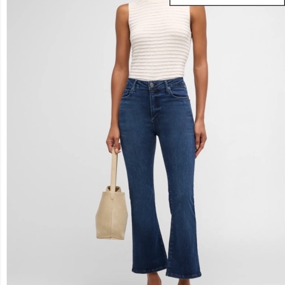 FRAME "Le Crop Mini Boot" Denim Dark Wash
Approx. 10.5" Rise 24.5”
High Rise - Picture 2 of 11